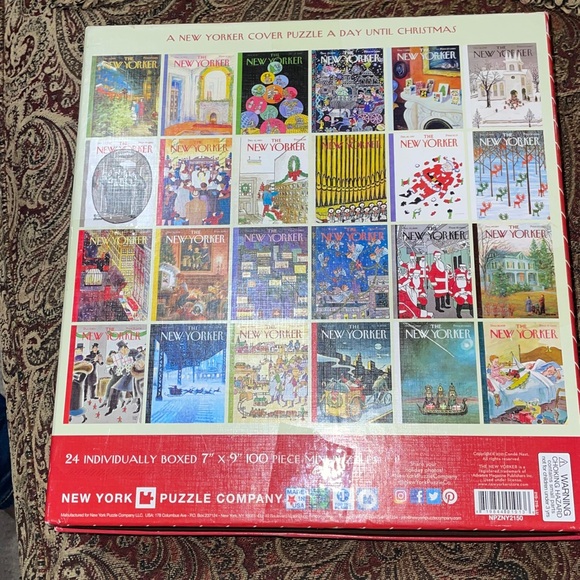The New Yorker Puzzle Advent Calendar - Picture 2 of 4